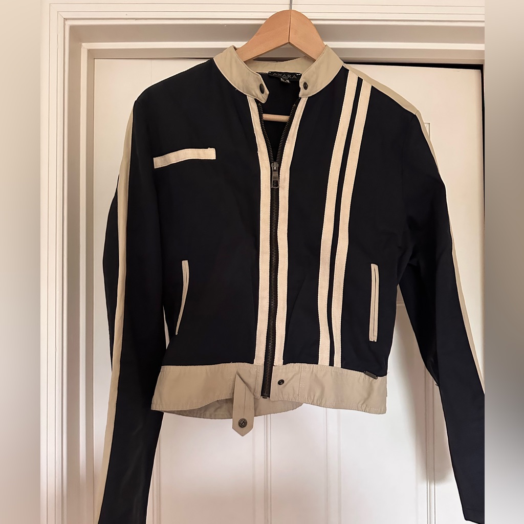 Black And Beige Jacket, Blazer. Size M. Great Condition.